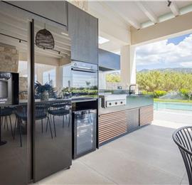 5 bedroom luxury seaside villa with indoor & outdoor pool, near Acharavi, sleeps 10